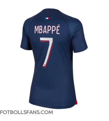 Paris Saint-Germain Kylian Mbappe #7 Replika Hemmatröja Damer 2023-24 Kortärmad